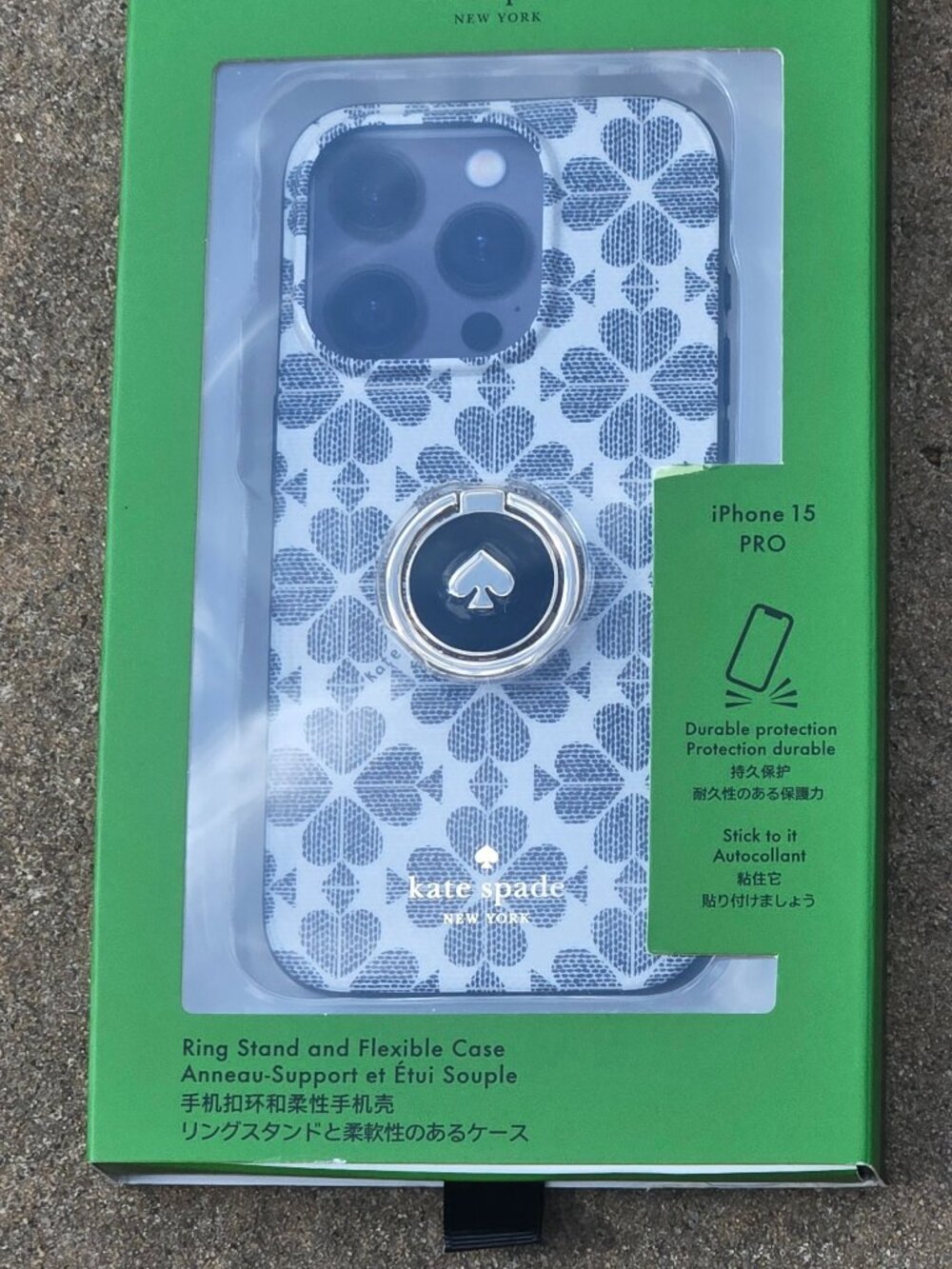 Kate Spade new York Spade Flower iPhone 15 Pro Case NIB/New In Box